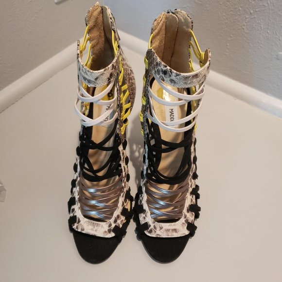 Steve Madden Color Block Heels - Picture 1 of 4